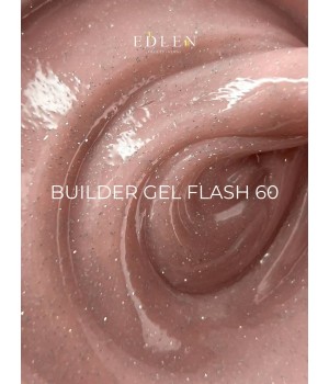 Гель Builder Gel Flash Edlen №60 30 мл світловідбиваючий 